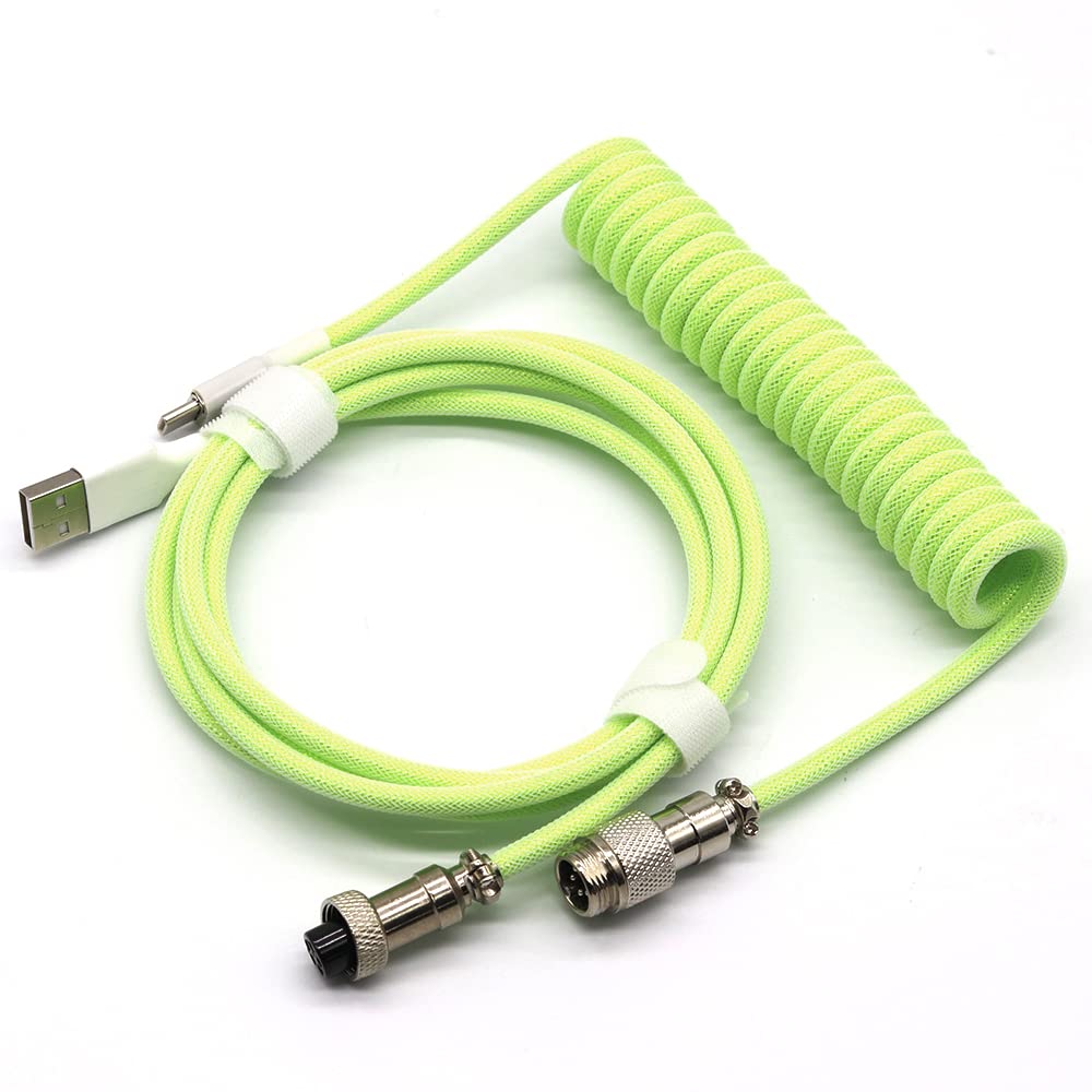Coiled Cable Green