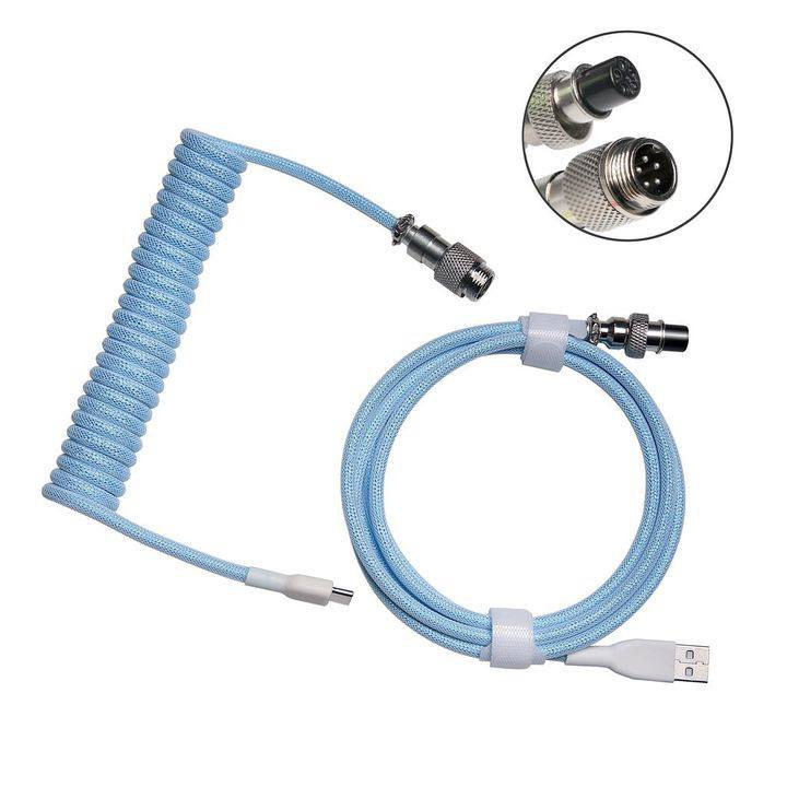 Coiled Cable Blue