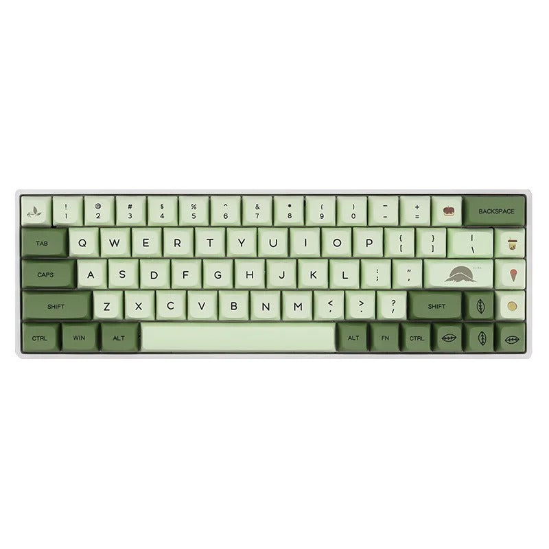 Dye Sub XDA Matcha Green Keycaps