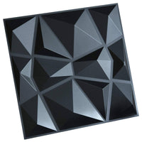 3D PVC Wall Panels Black