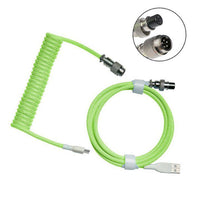 Coiled Cable Green