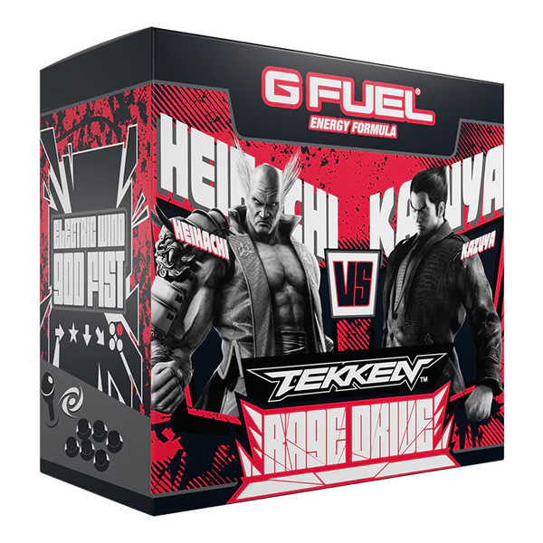GFUEL Rage Drive Collector's Box Tub & Shaker Cup