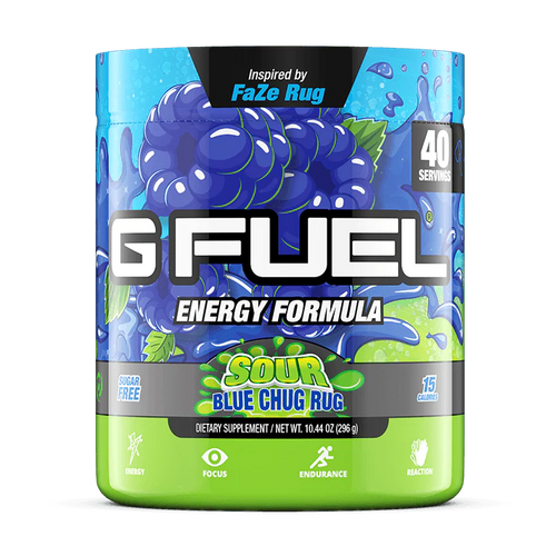 GFUEL Sour Blue Chug Rug Tub