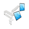 MOUNTUP Dual Monitor Desk Mount for (13-32) inch Monitors MU0005 White