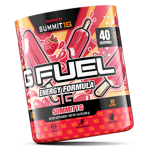 علبة مشروبات GFUEL SUMMIT1G Raspberry Cream Pop