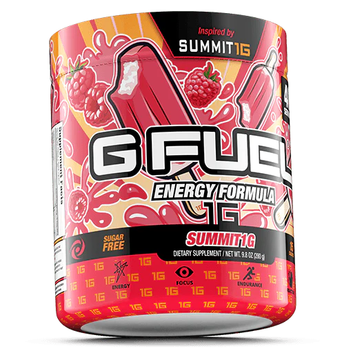 علبة مشروبات GFUEL SUMMIT1G Raspberry Cream Pop