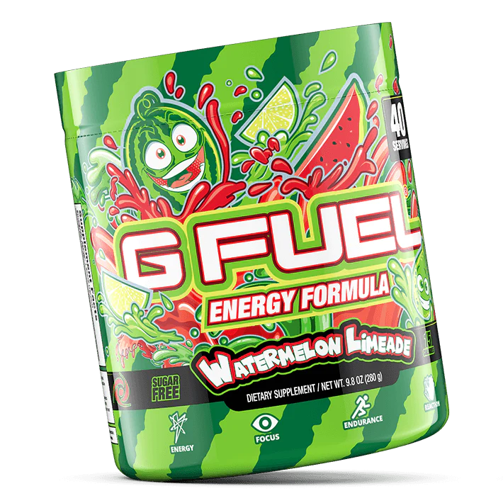 علبة مشروب البطيخ والليمون من GFUEL