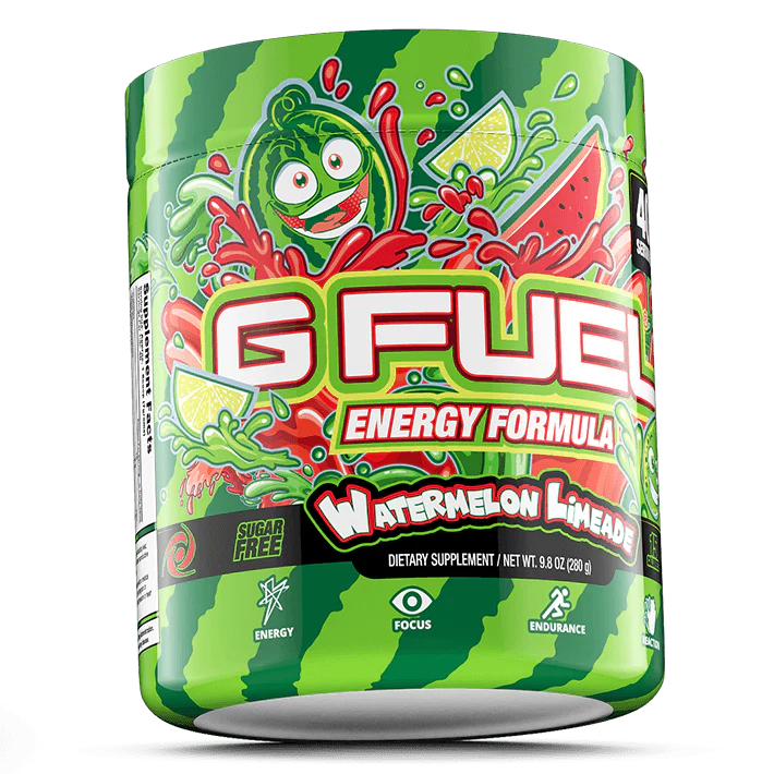 علبة مشروب البطيخ والليمون من GFUEL