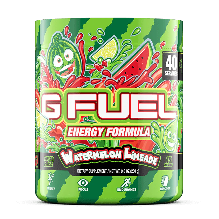 علبة مشروب البطيخ والليمون من GFUEL