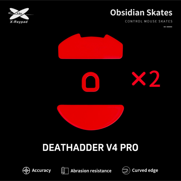 XRAYPAD Obsidian Skates for Razer Deathadder V4 PRO
